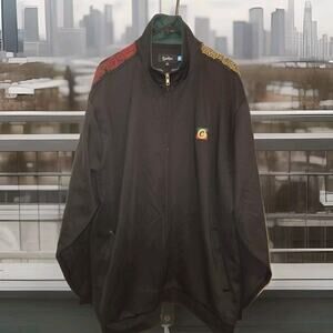 Authentic Cookies SF Clothing BLACK Tahoe Poly Knit Track Jacket Size 3XL